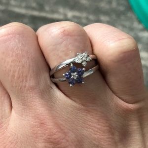 Tanzanite and Diamond Ring